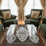 Fransız Dantel Yatak Odası Takımı 3 Parça - Gri