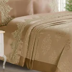 Sahra Pike Takımı Çift Kişilik Fransız Dantelli Kapuçino