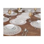 Amerikan Servis Supla Ve Runner Seti 6 Kişilik