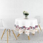 Yuvarlak Masa Örtüsü Dijital Baskılı