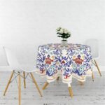 Yuvarlak Masa Örtüsü Dijital Baskılı