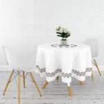 Yuvarlak Masa Örtüsü Dijital Baskılı