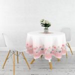 Yuvarlak Masa Örtüsü Dijital Baskılı
