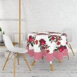 Yuvarlak Masa Örtüsü Dijital Baskılı