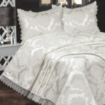 Yatak Örtüsü Çift Kişilik Jakarlı - Kefaret