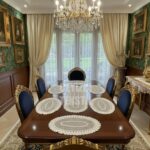 Amerikan Servis, 1 Runner 6 Supla Yemek Servis Takımı, Masa Örtüsü Seti, Servis Sunum Seti