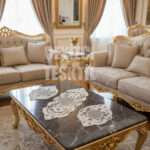 Salon Takımı, Yatak Odası 3 Parça Sehpa Örtüsü, Masa Örtüsü 3 Parça Oda Takımı