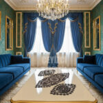 Salon Takımı, Yatak Odası 3 Parça Sehpa Örtüsü, Masa Örtüsü 3 Parça Oda Takımı