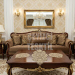 Salon Takımı, Yatak Odası 3 Parça Sehpa Örtüsü, Masa Örtüsü 3 Parça Oda Takımı Kapuçino