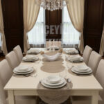 Amerikan Servis Supla Ve Runner Seti 6 Kişilik