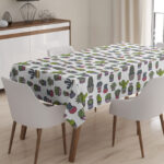 Tek Masa Örtüsü Dijital Baskılı