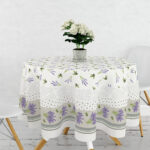 Yuvarlak Masa Örtüsü Dijital Baskılı