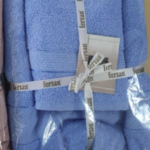 Banyo ve El Havlusu 2li Pamuk - Lacivert