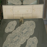 Yemek Masası Örtüsü 5 Parça Salon Takımı Sehpa Örtüsü