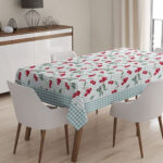 Tek Masa Örtüsü Dijital Baskılı