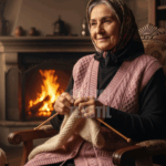 Çeyizlik Yelek, Düğmeli Anne Yeleği, Simli Yelek, Hediyelik Yelek, Gelin Simli Cepli Yelek - Pudra