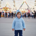 Kapşonlu Bebek Hırkası, Düğmeli Hırka, Triko Bebe Hırkası - Mavi Renk