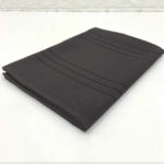 Çizgili Tek Masa Örtüsü Colber 160x220cm Füme