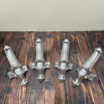 Plastik Ayak Gümüş Renk 4 Adet