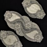 Salon Takımı, Yatak Odası 3 Parça Sehpa Örtüsü, Masa Örtüsü 3 Parça Oda Takımı - Kapuçino Kadife