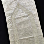 Seccade, Kadife Tek Seccade Fransız Dantelli  - Kapuçino