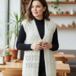 Kadın Yeleği, Çeyizlik Örgü Yelek, Hediyelik Nişan Yeleği, Nişan&Çeyiz Yelekleri