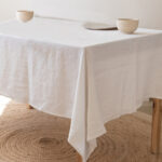 Otantik Masa Örtüsü Nuturel Organik Kumaş Tek Masa 160x210cm