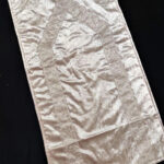 Seccade, Kadife Tek Seccade Fransız Dantelli - Pudra