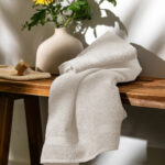 Banyo ve El Havlusu 2li Pamuk - Ekru