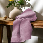 Banyo ve El Havlusu 2li Pamuk - Açık Pembe