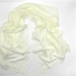 Krem Renk İğne Oyası Makine Mevlüt Örtüsü