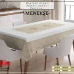 Dijital Baskılı Özel Tasarım Tek Masa Örtüsü 160x220cm