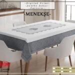 Dijital Baskılı Özel Tasarım Tek Masa Örtüsü 160x220cm