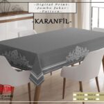 Dijital Baskılı Özel Tasarım Tek Masa Örtüsü 160x220cm