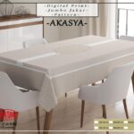 Dijital Baskılı Özel Tasarım Tek Masa Örtüsü 160x220cm