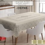 Dijital Baskılı Özel Tasarım Tek Masa Örtüsü 160x220cm