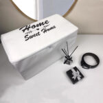 Beyaz Renk Fermuarlı Hurç Yeni Baza Boy 80x45x20 cm