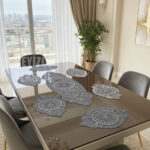 Modern Amerikan Servis Supla Runner Takımı 6 Kişilik - Gri