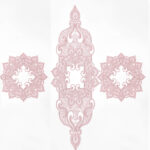 3 Parça Salon & Sehpa Takımı - Pudra