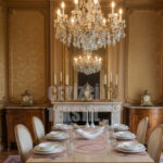 Amerikan Servis Supla Ve Runner Seti 6 Kişilik - Pudra