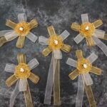 Bohça Süsü, Düğün Araba Süsü, Çeyizlik Süs, Hurç Süsü, Bohça Süsleme Süsü - 5 Adet