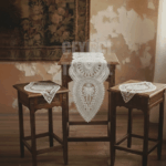 3 Parça Salon Sehpa Takımı Ekru