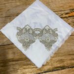 Çeyizlik Saten Bohça, Çeyizlik Nakışlı Fransız Dantel Bohça