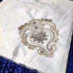 Çeyizlik Saten Bohça, Çeyizlik Nakışlı Fransız Dantel Bohça