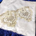 Çeyizlik Saten Bohça, Çeyizlik Nakışlı Fransız Dantel Bohça