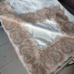 Kadife Masa Örtüsü, Fransız Dantelli Kadife Masa Örtüsü