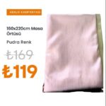 İhraç Masa örtüsü , Jakarlı Model, Pudra