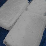 Çeyizlik Boncuk Işlemeli Kadife Nişan Hurcu 3lü Nişan Hurcu, Bohça Gelin Hurç Seti