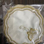 Kokteyl Peçetesi, Bardak Altlığı 6 Adet Sunum Peçetesi Gold