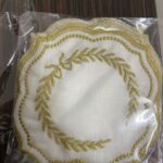 Kokteyl Peçetesi, Bardak Altlığı 6 Adet Sunum Peçetesi Gold